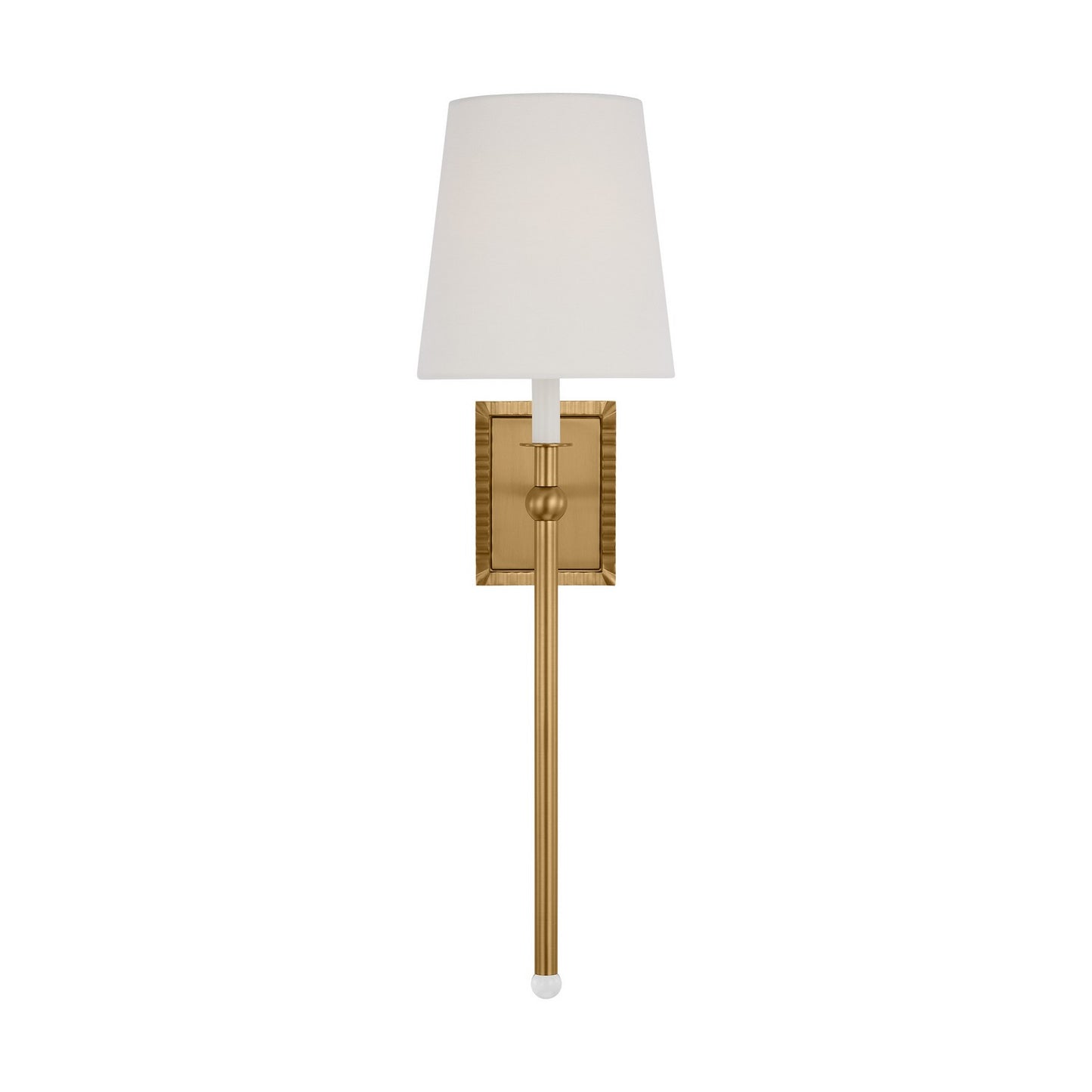 Baxley One Light Wall Sconce in Burnished Brass