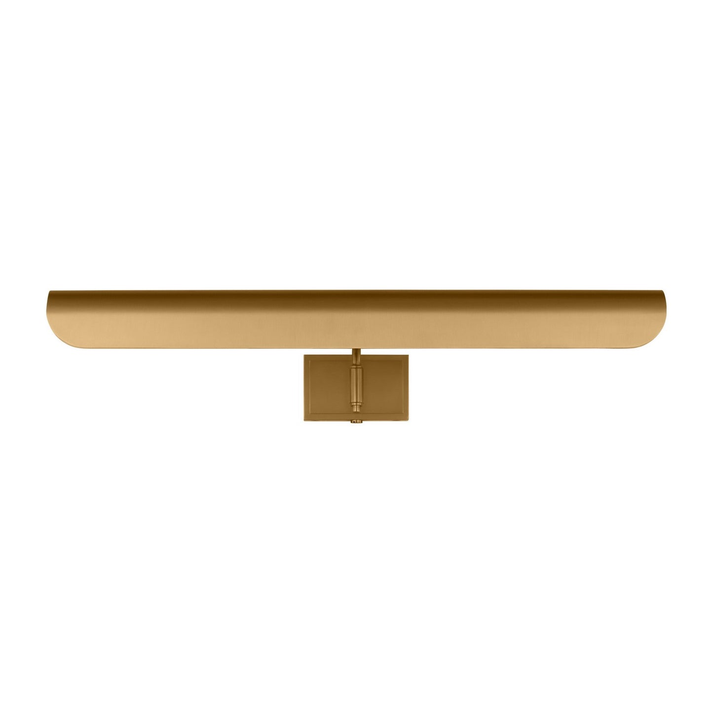 Hull Two Light Picture Light in Burnished Brass