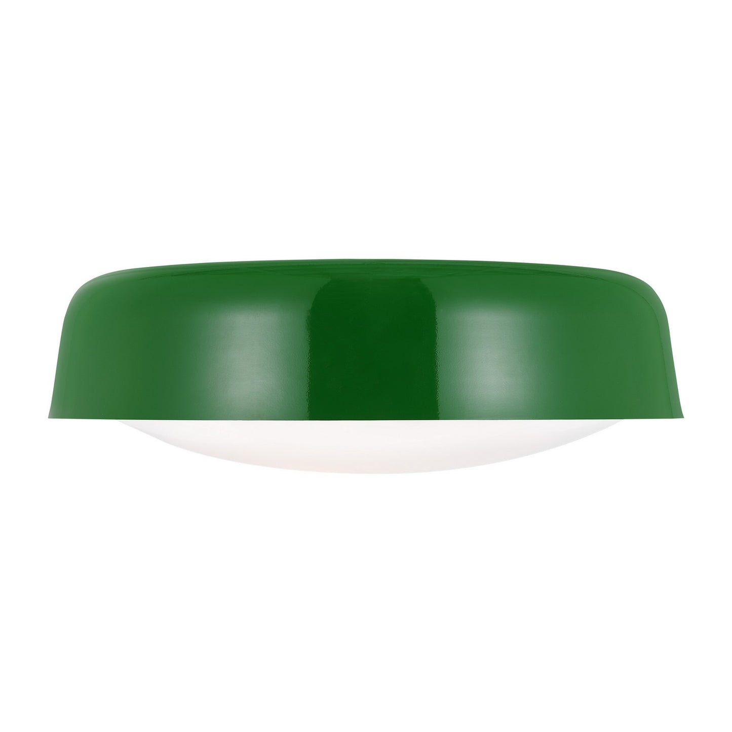 Draper Two Light Flush Mount in Green