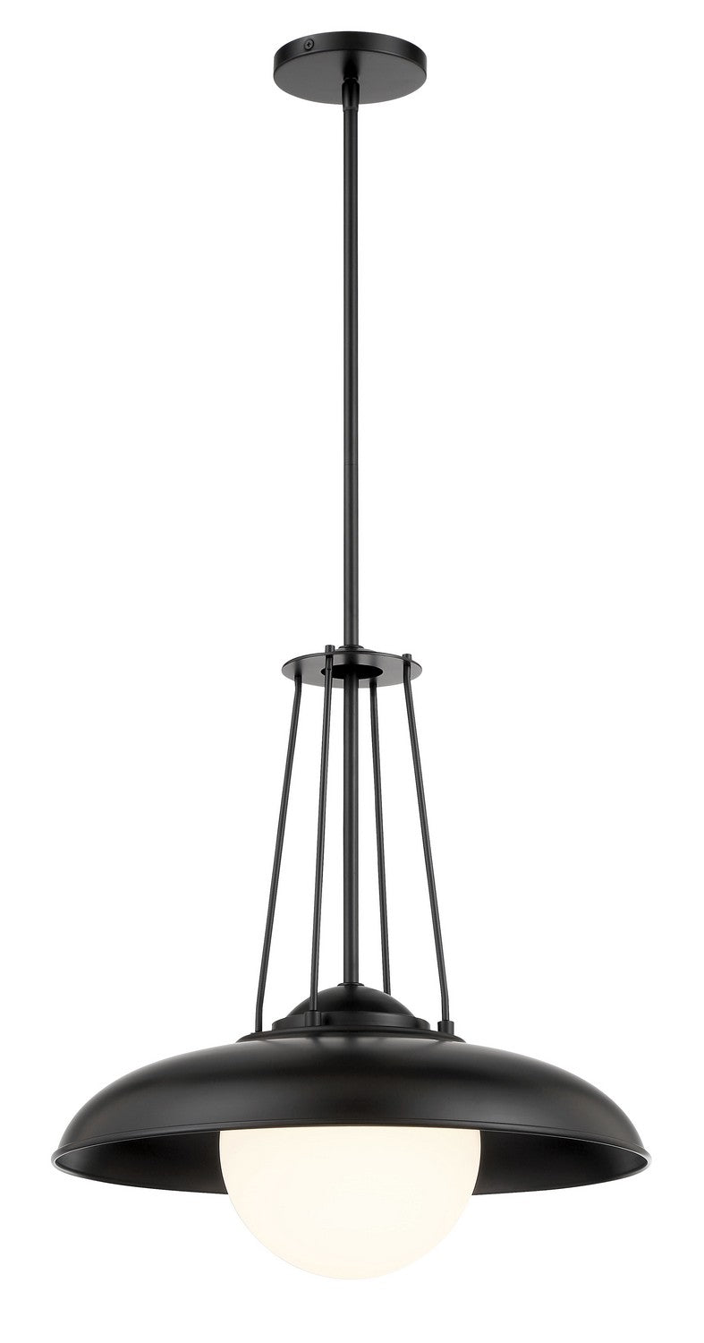Schooner Ridge One Light Mini Pendant in Coal