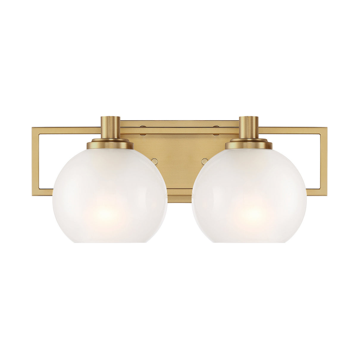 Cowen Two Light Vanity in Brushed Gold