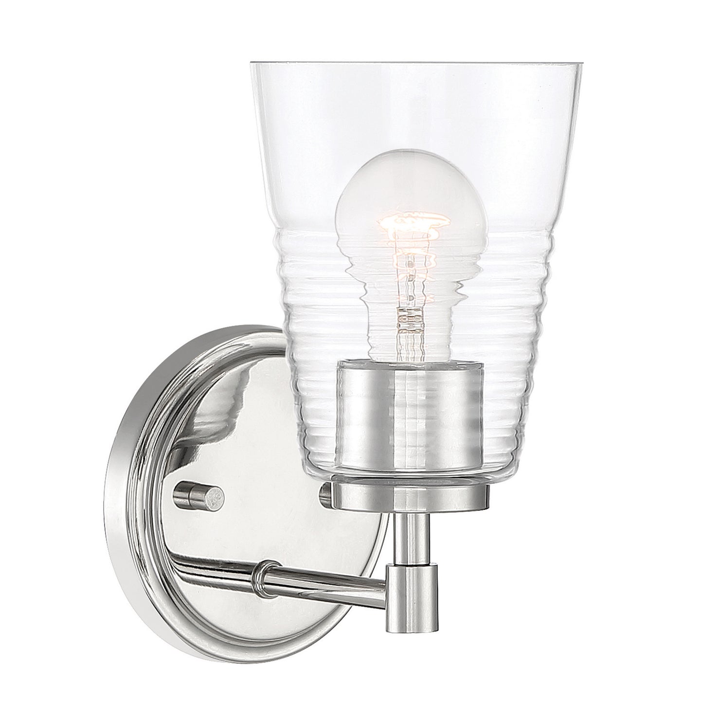 Ingo One Light Wall Sconce in Polished Nickel