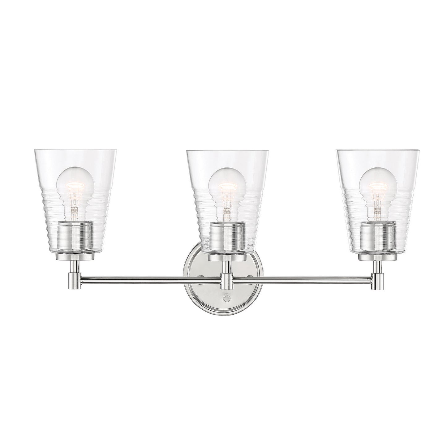 Ingo Three Light Vanity in Polished Nickel
