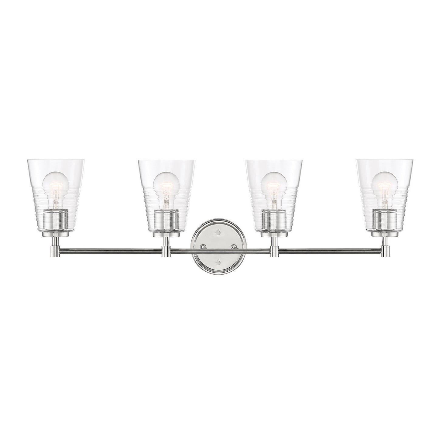 Ingo Four Light Vanity in Polished Nickel