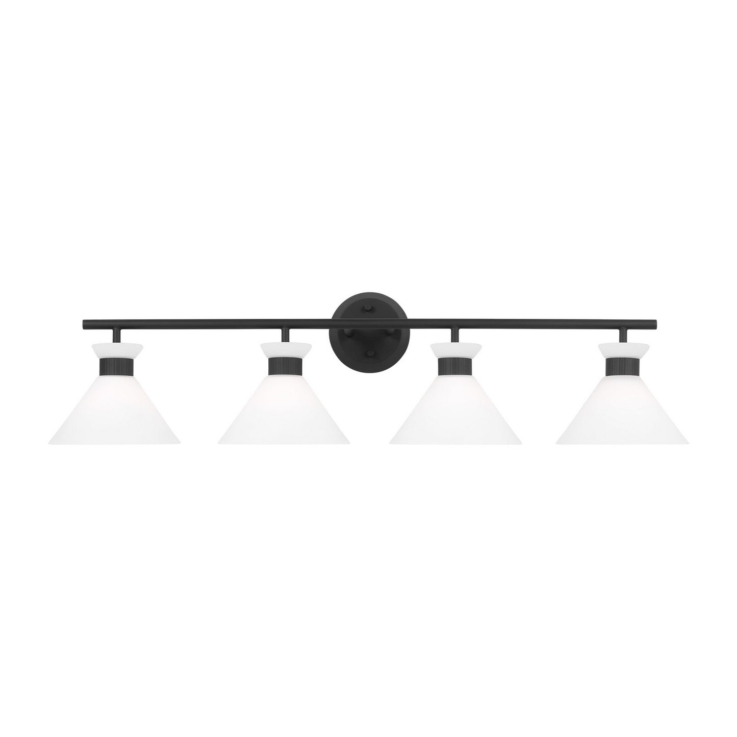 Belcarra Four Light Bath in Midnight Black