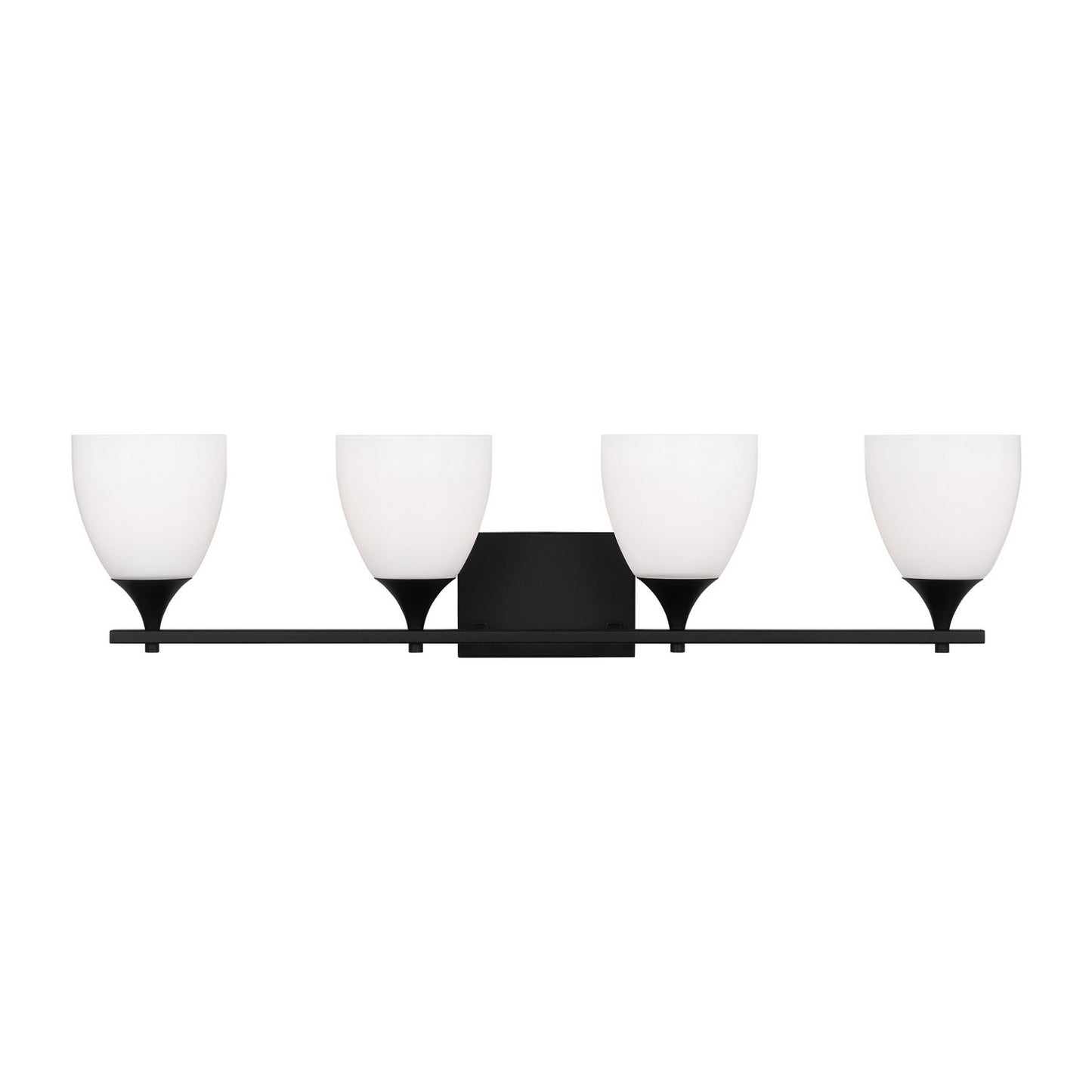 Toffino Four Light Bath in Midnight Black