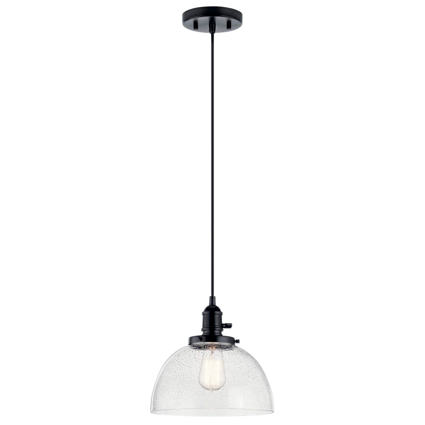 Avery One Light Mini Pendant in Black