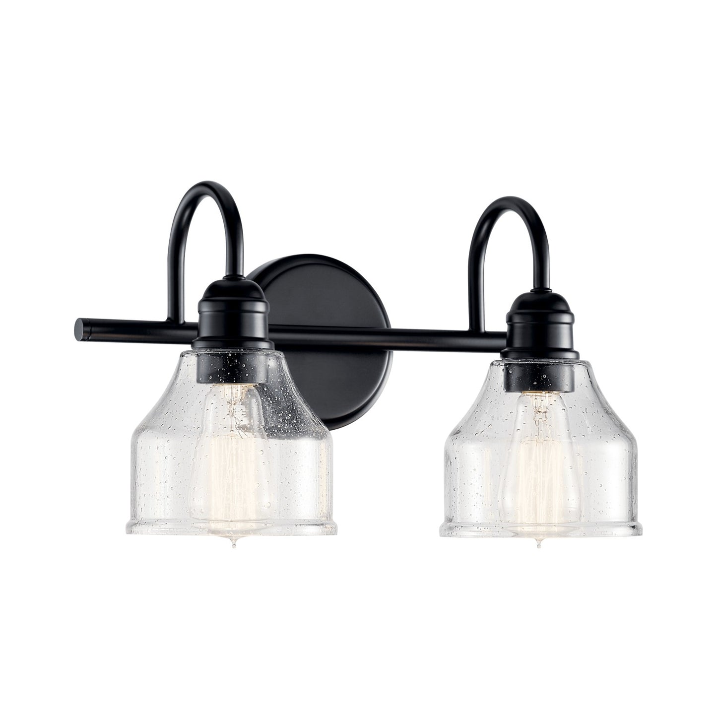 Avery Two Light Bath in Black