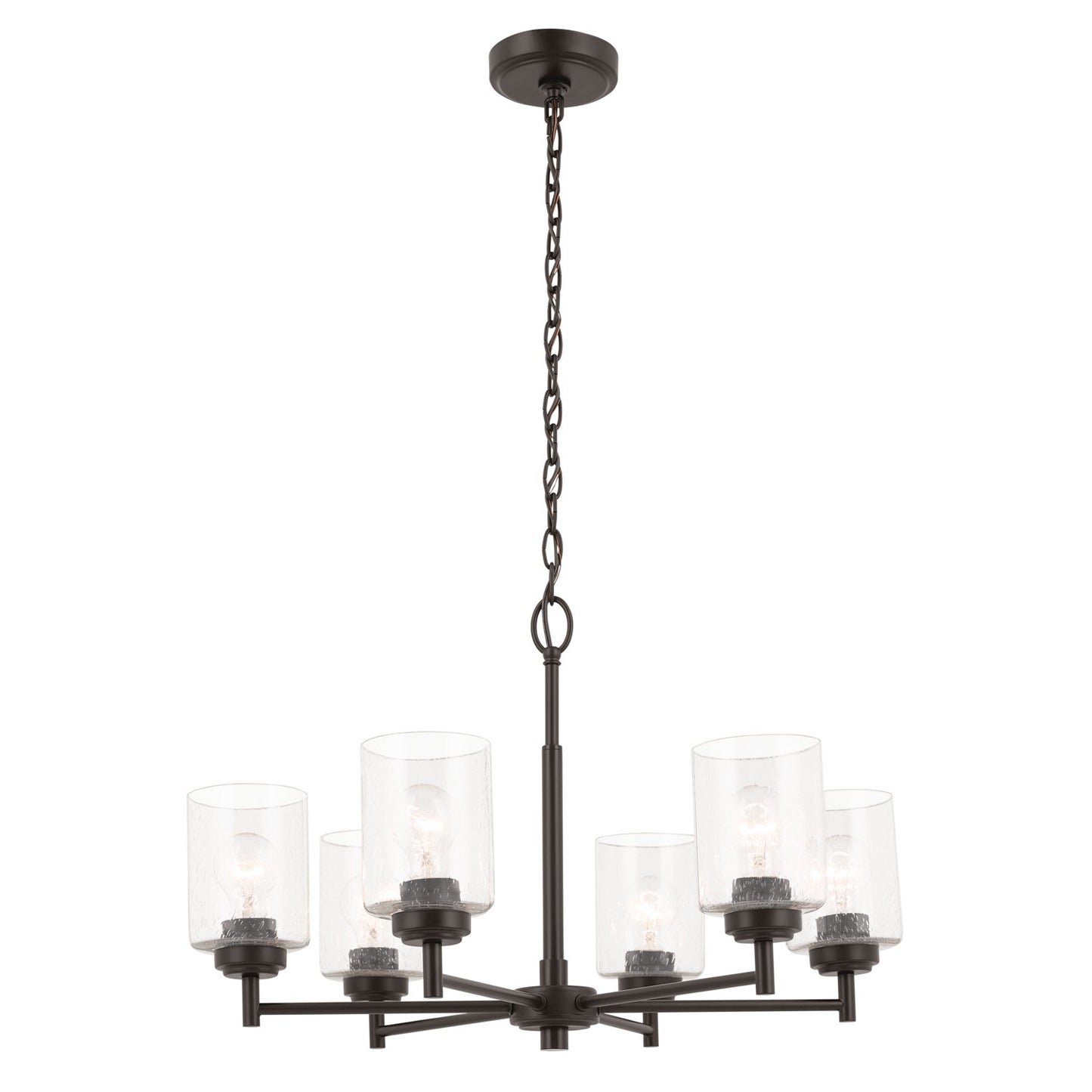 Winslow Six Light Chandelier in Bronze