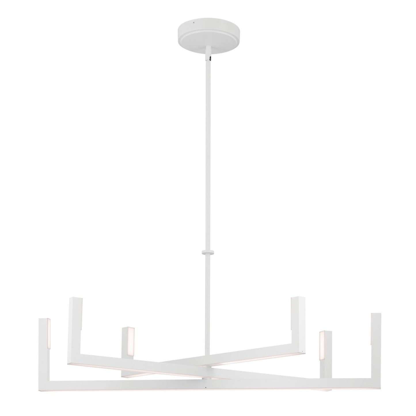 Priam LED Chandelier in White
