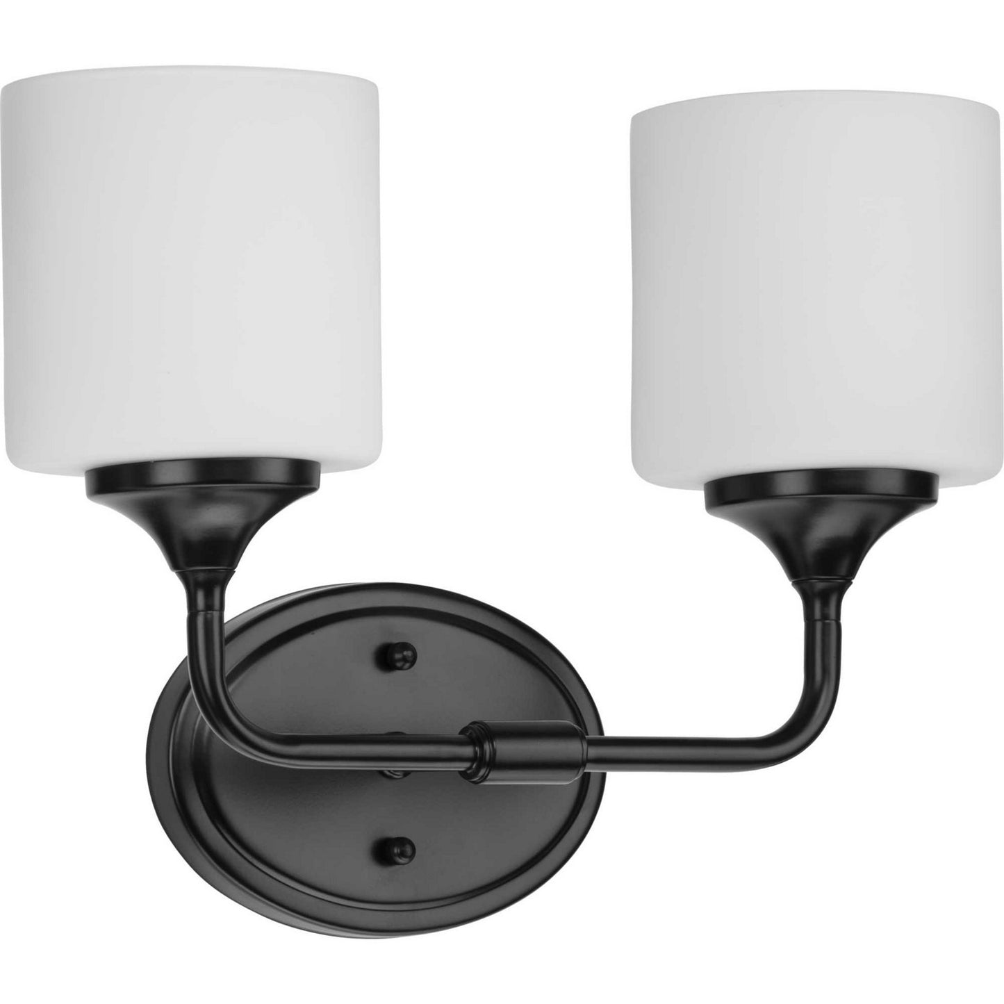 Lynzie Two Light Bath in Matte Black