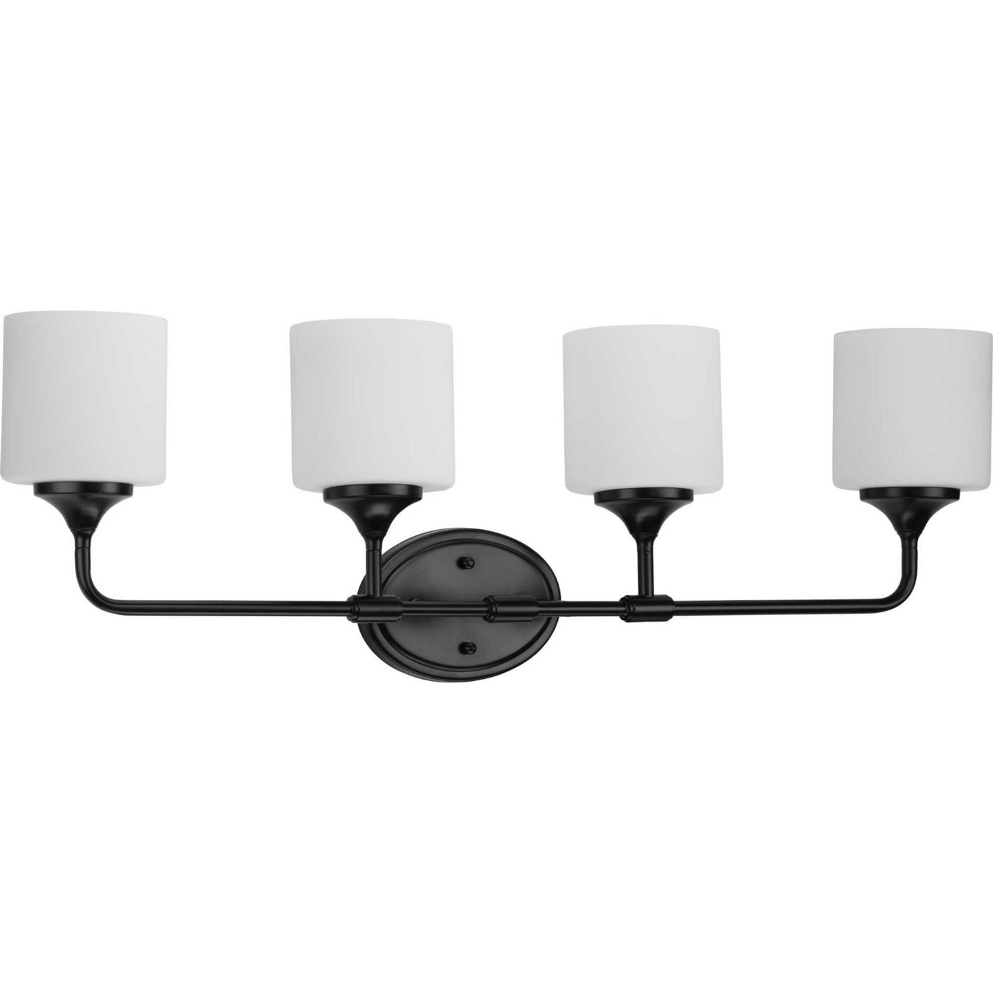 Lynzie Four Light Bath in Matte Black