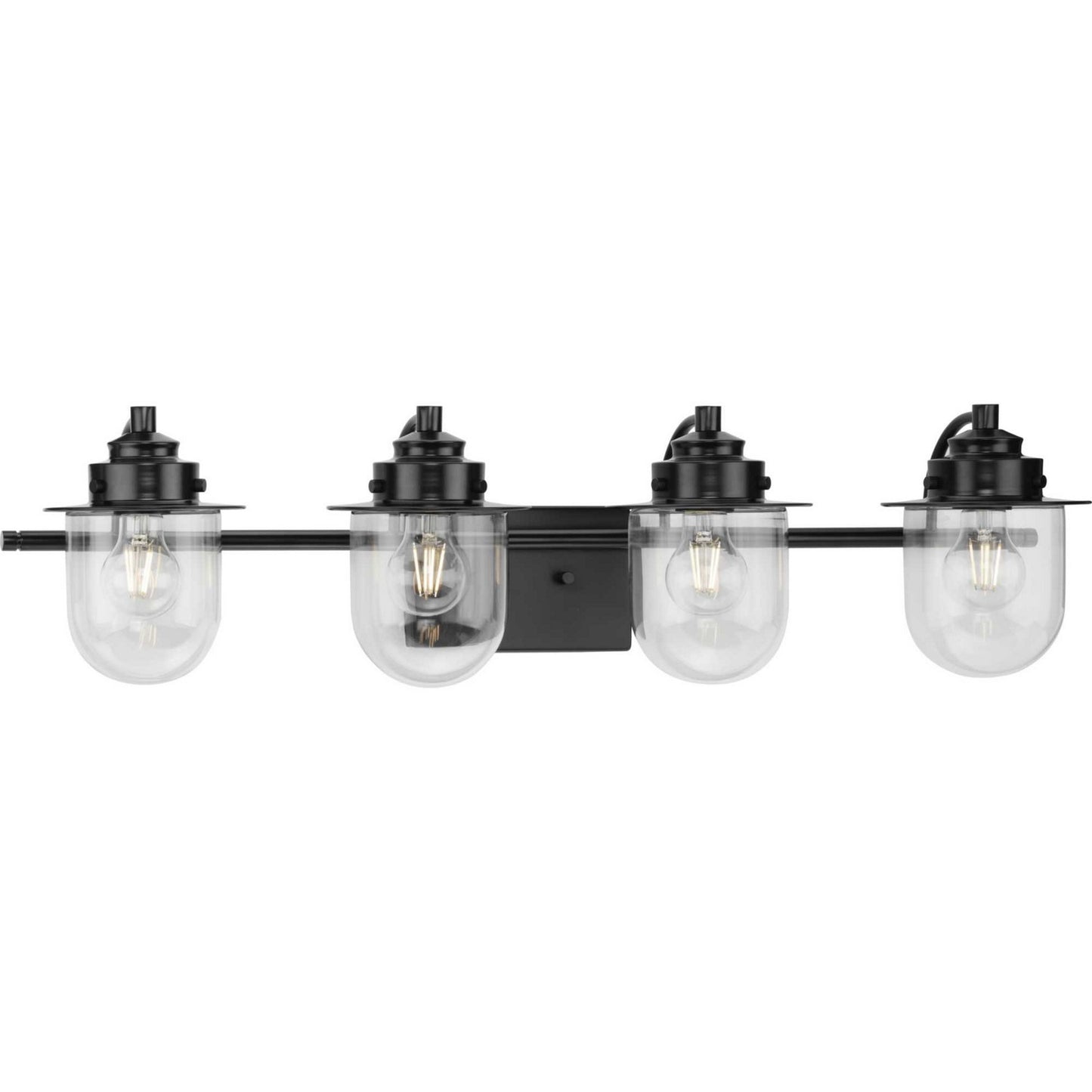 Northlake Four Light Bath in Matte Black