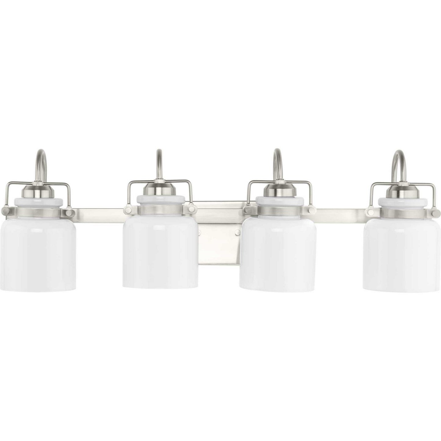 Fessler Four Light Bath in Brushed Nickel