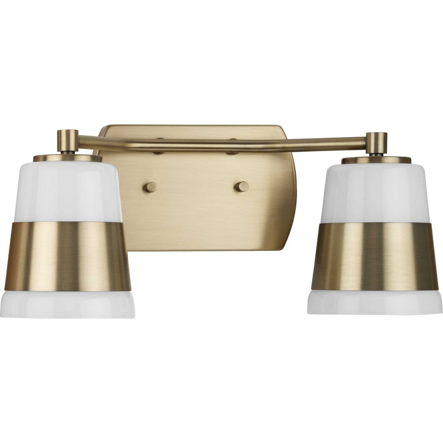 Haven Two Light Bath in Vintage Brass