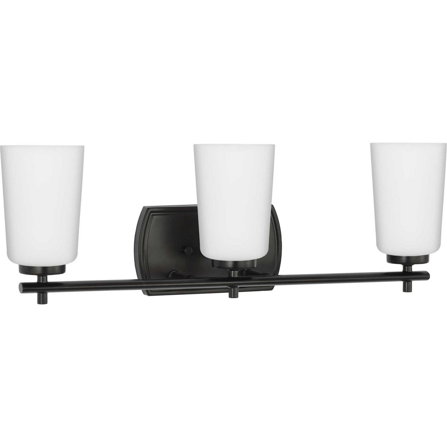 Adley Three Light Bath in Matte Black
