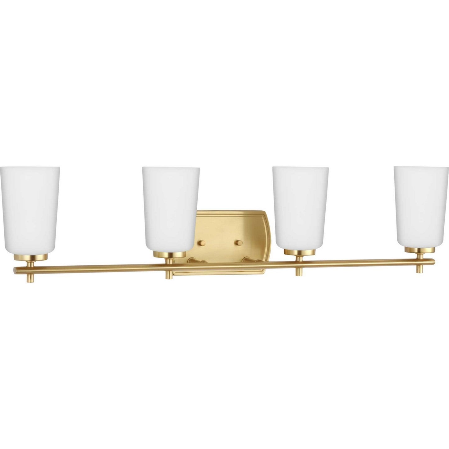 Adley Four Light Bath in Satin Brass