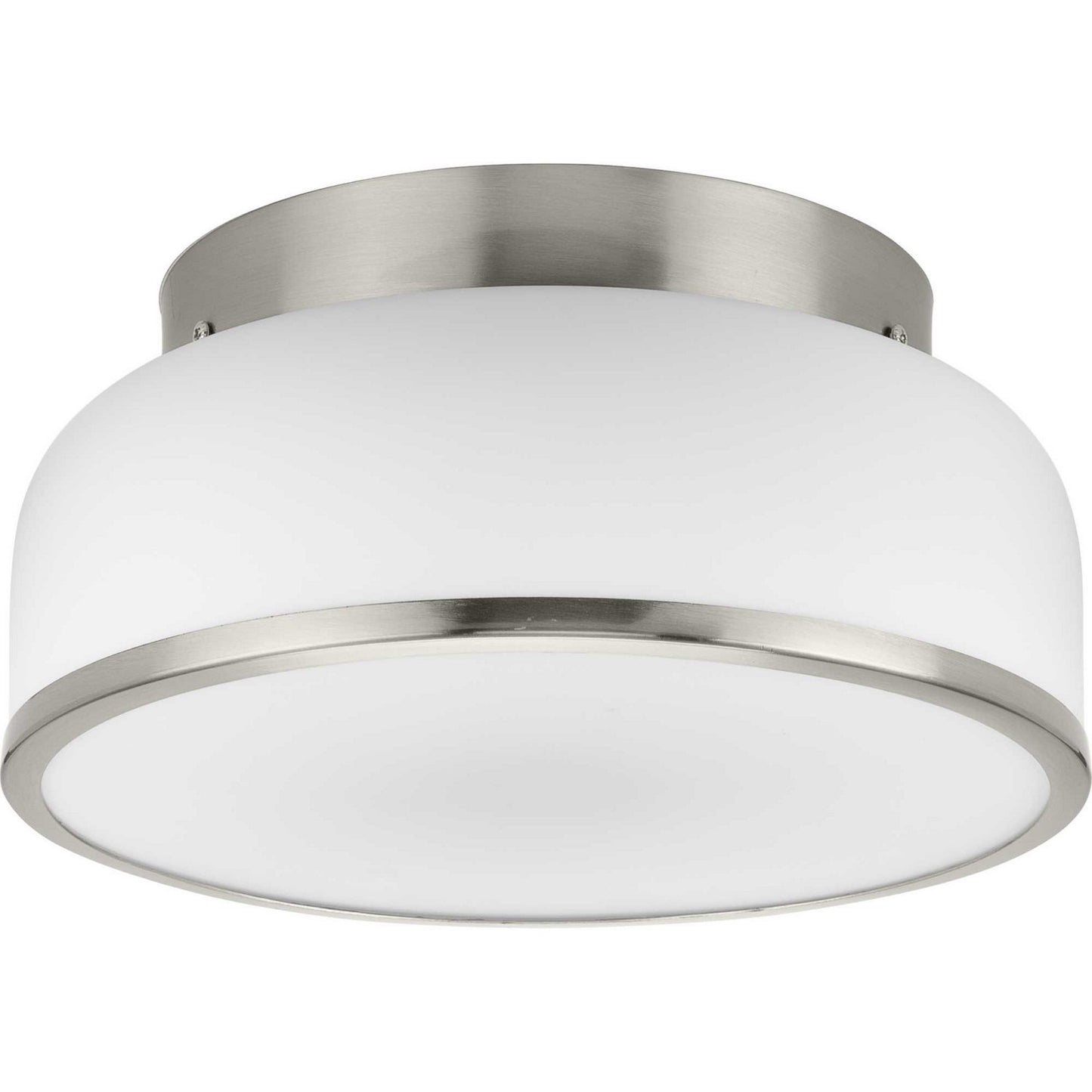 Parkhurst Two Light Flush Mount in Brushed Nickel