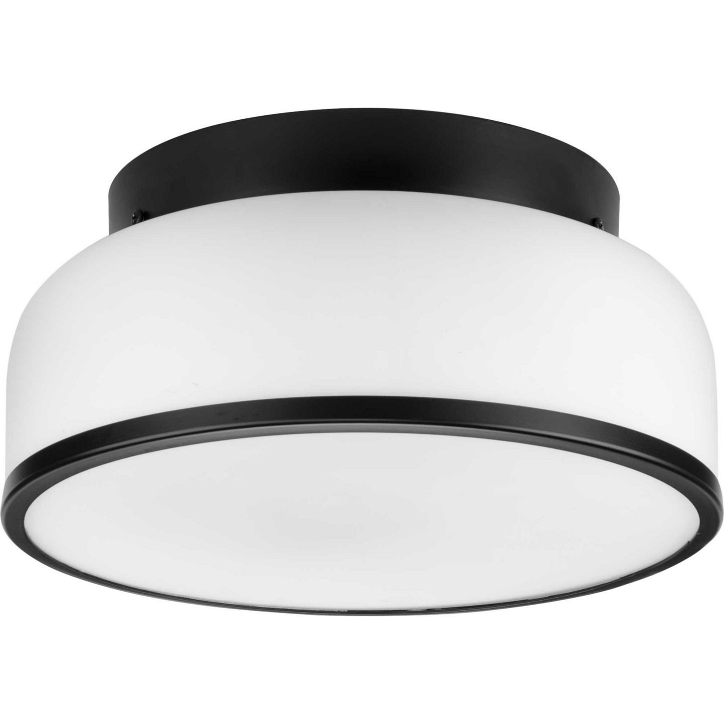 Parkhurst Two Light Flush Mount in Matte Black