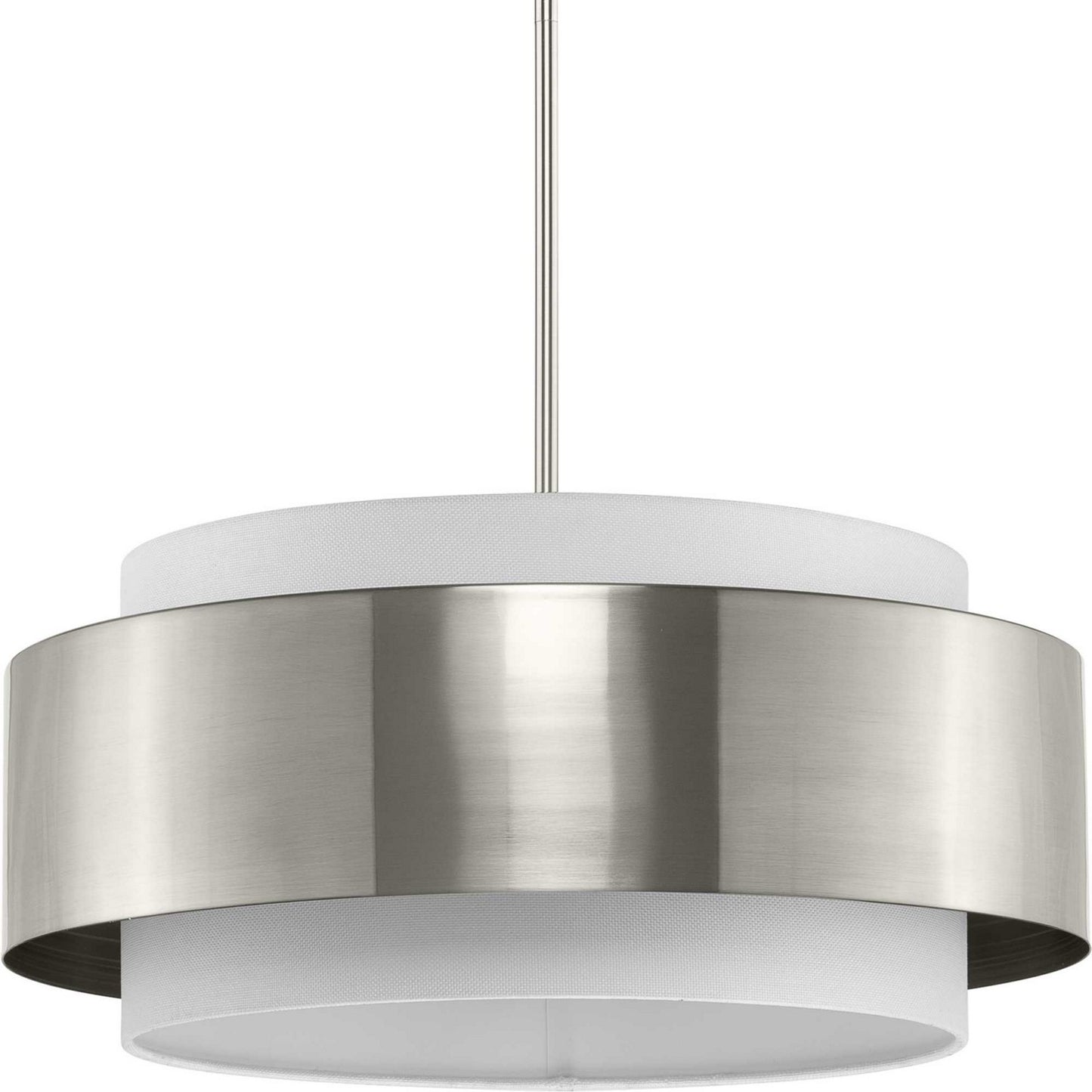 Silva Three Light Pendant in Brushed Nickel