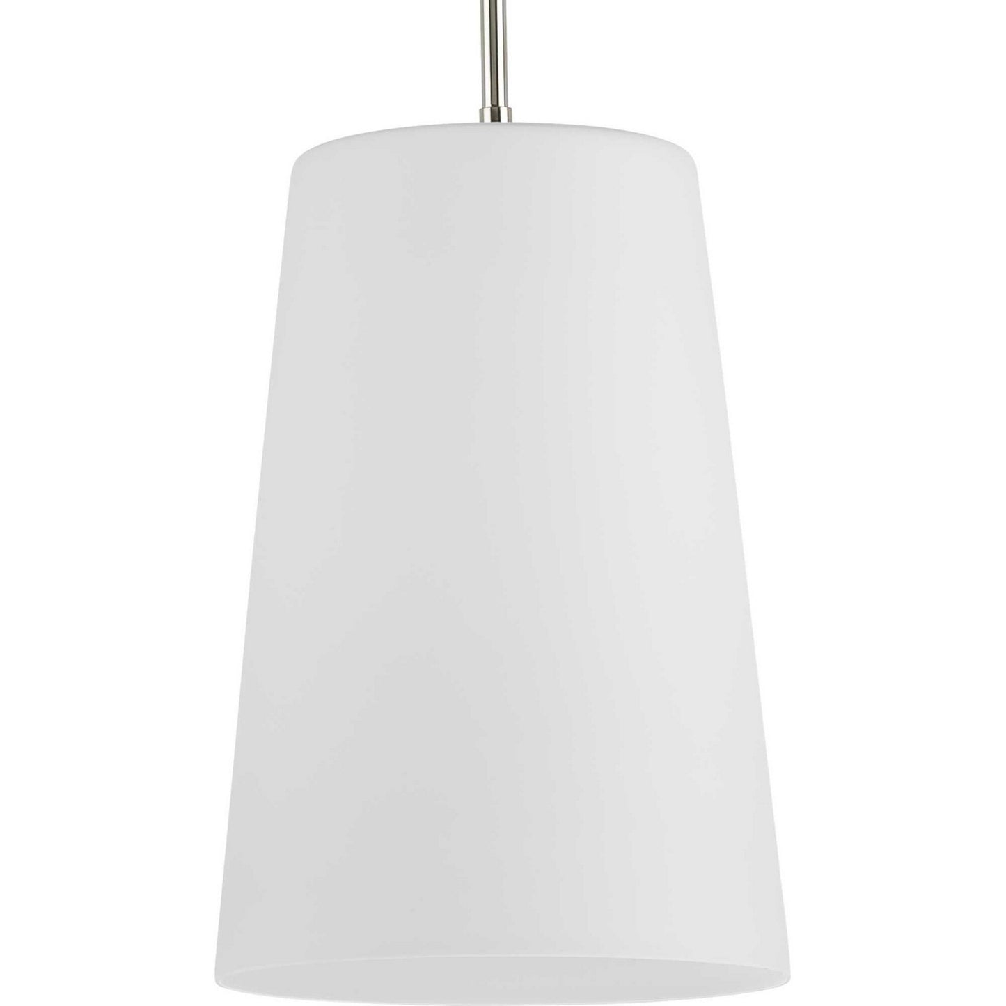 Clarion One Light Pendant in Polished Nickel