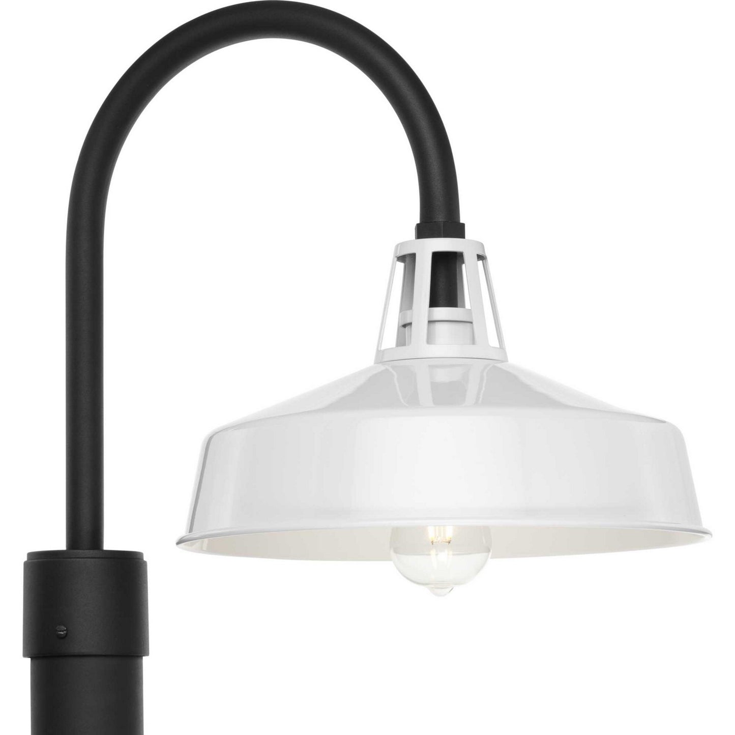 Cedar Springs One Light Outdoor Post Lantern in White
