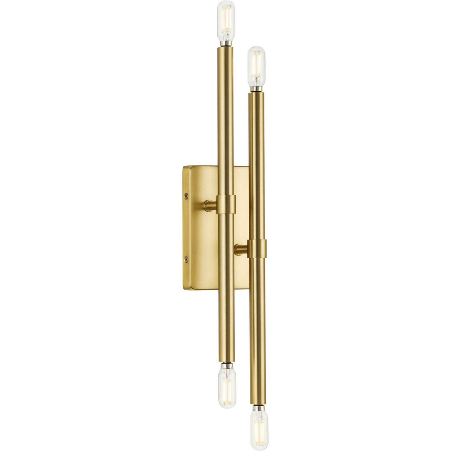 Arya Four Light Wall Bracket in Brushed Gold