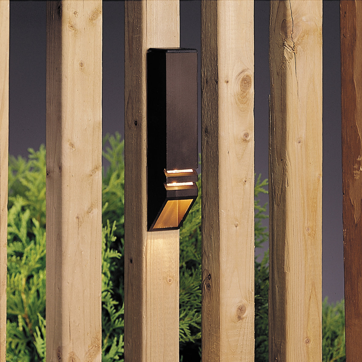 One Light Deck in Textured Architectural Bronze