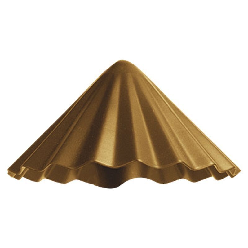Path Light Cap in Dark Brass