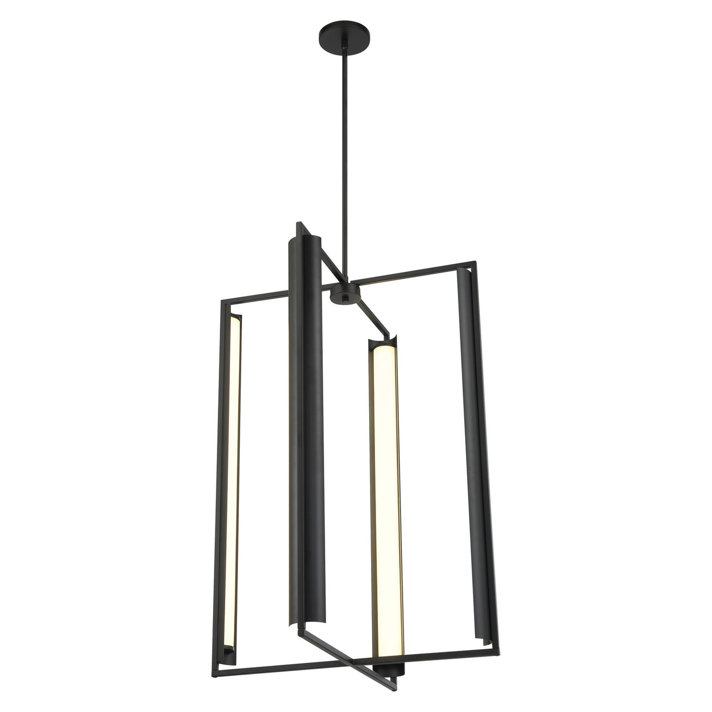 Trizay LED Pendant in Coal Black