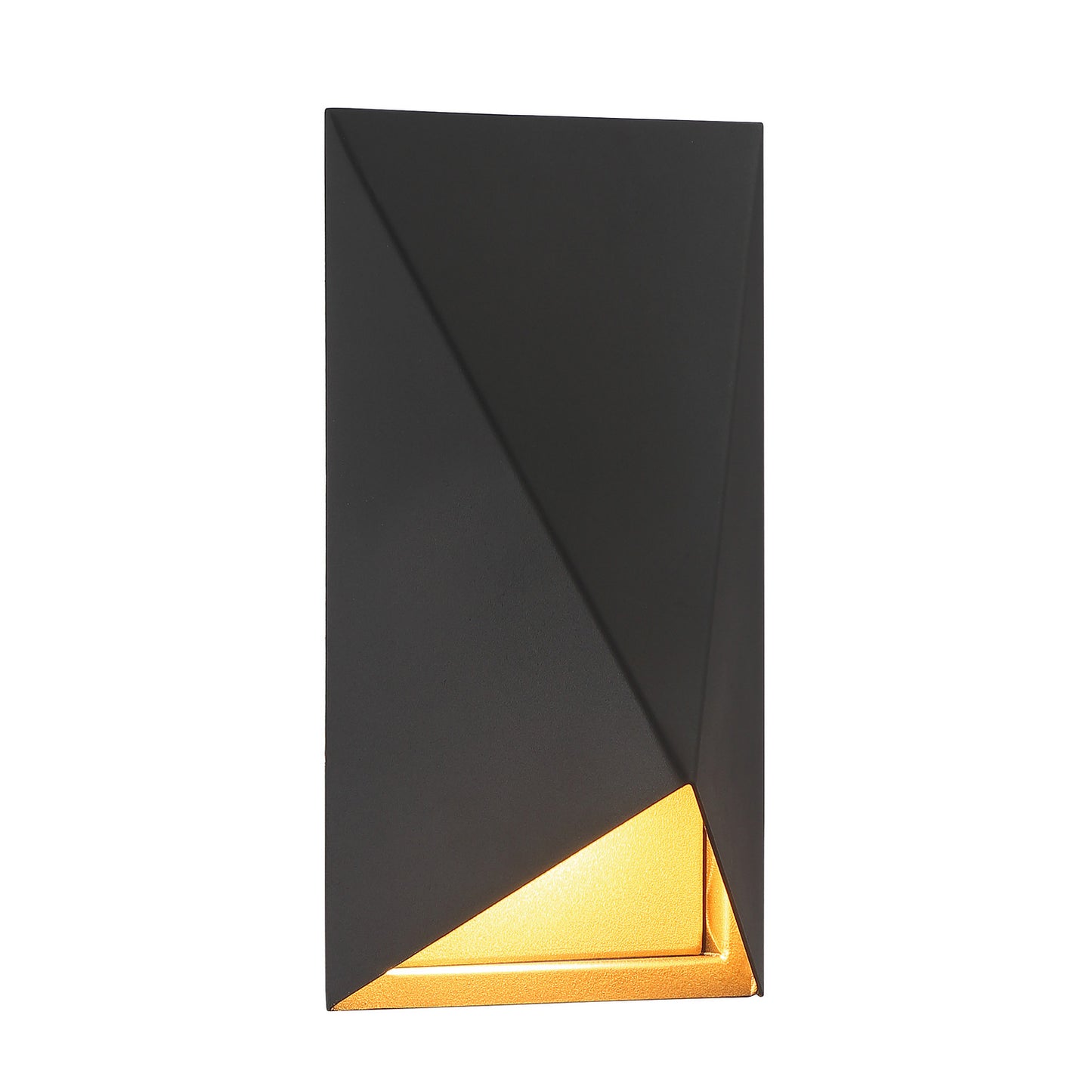 Peekaboo LED Wall Sconce in Sand Coal With Sand Gold Highlights