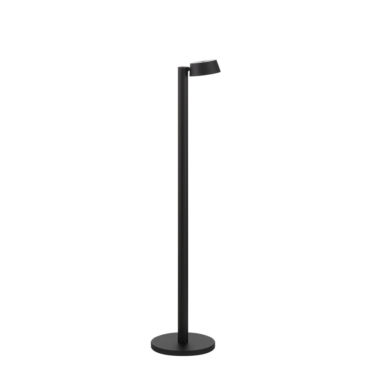 Task Portables LED Floor Lamp in Coal Black