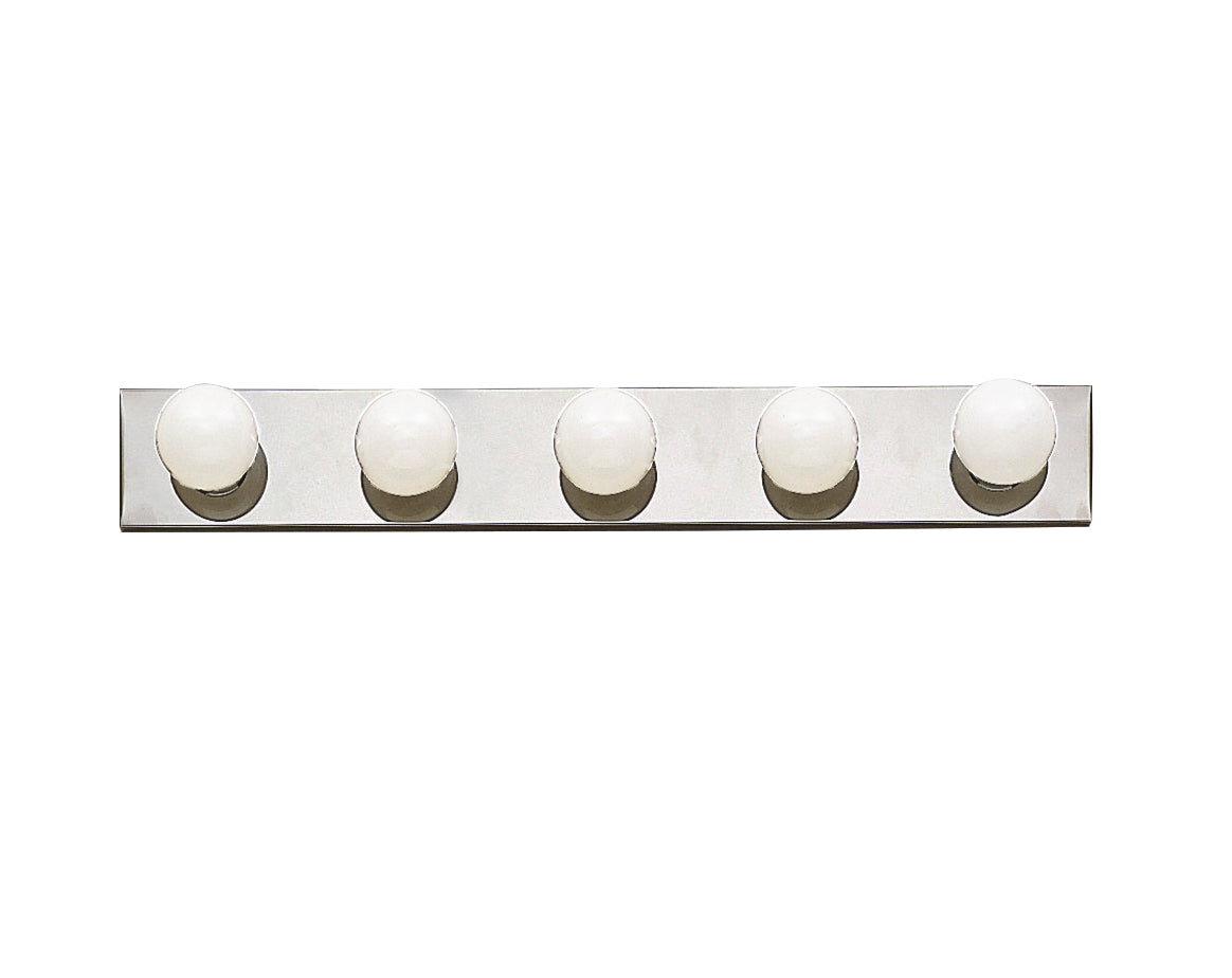 Five Light Linear Bath in Chrome