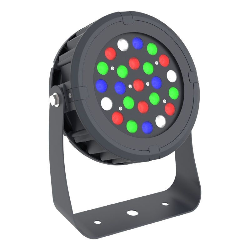 Flood Light in Black