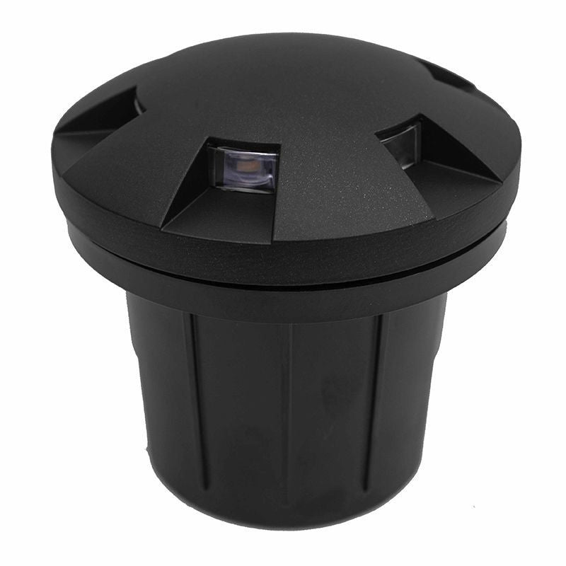 LED Well Light Path in Black