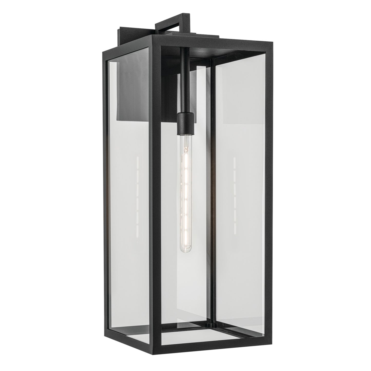 Branner One Light Outdoor Wall Mount in Textured Black