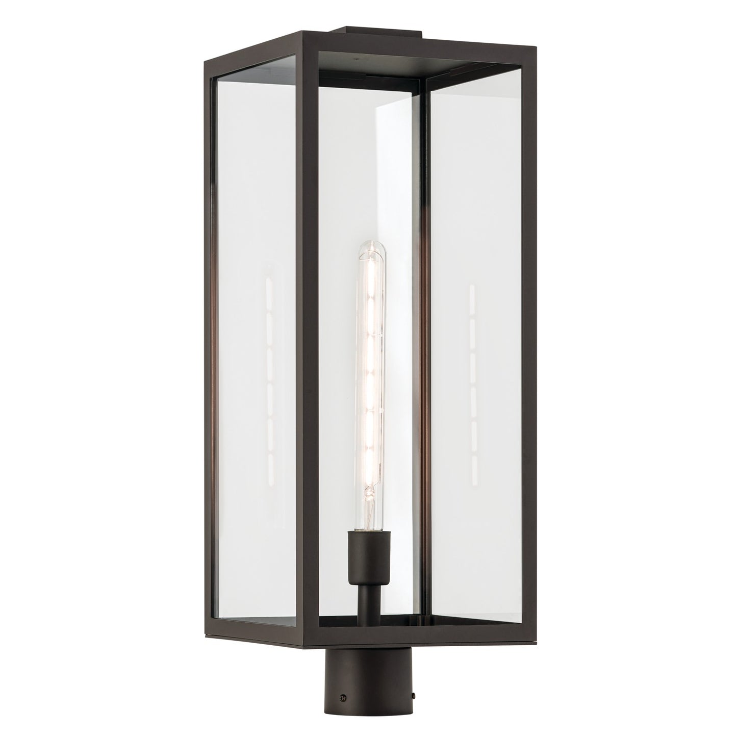 Branner One Light Outdoor Post Mount in Olde Bronze