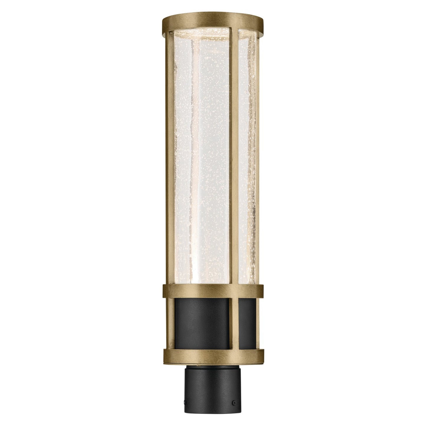 Camillo LED Outdoor Post Mount in Textured Black