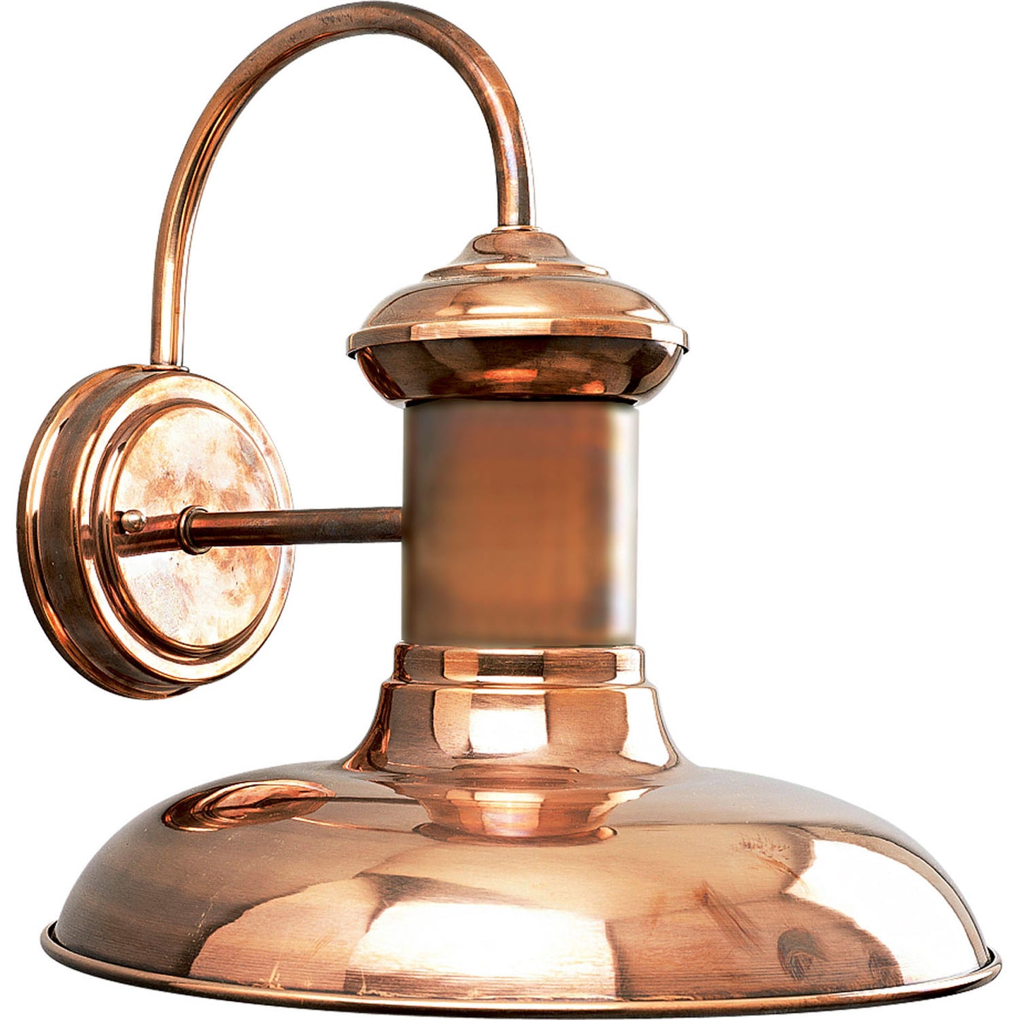 Brookside One Light Wall Lantern in Cognac