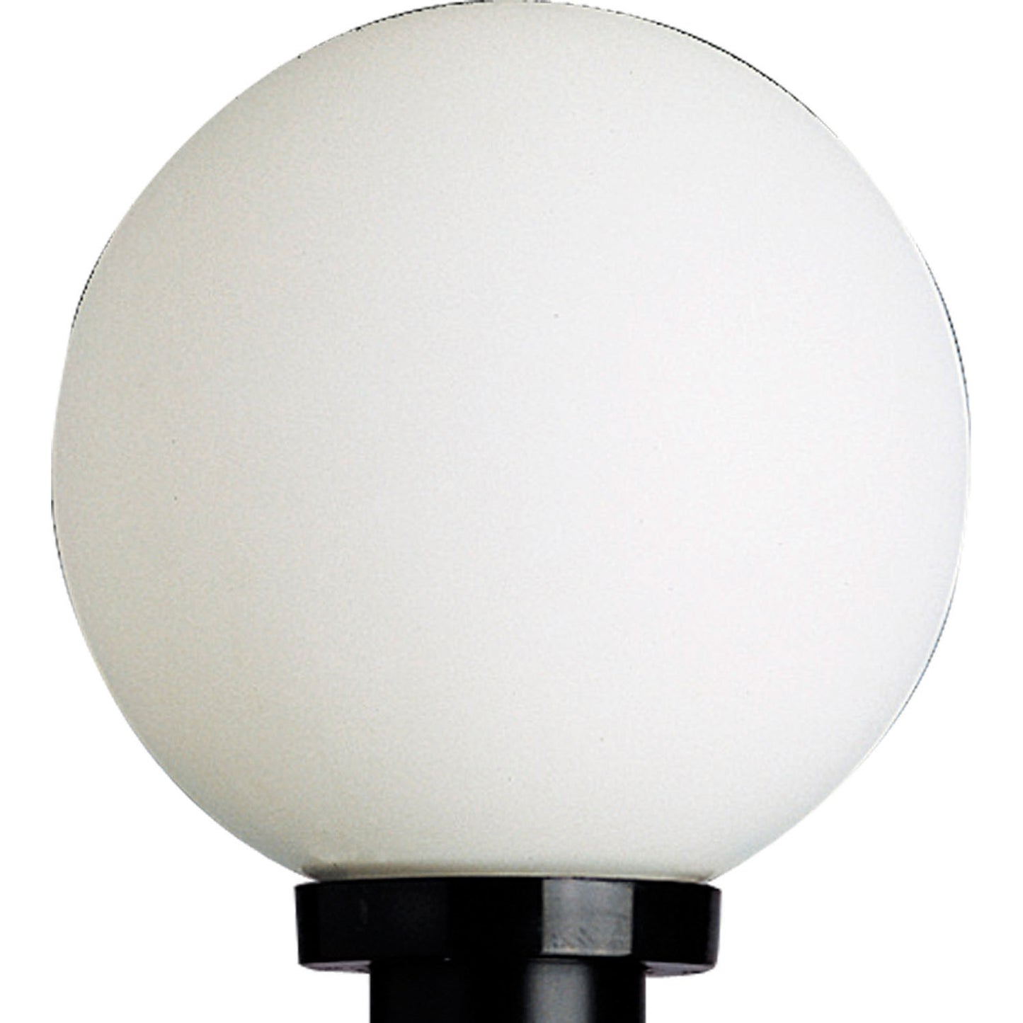 Globe One Light Post Lantern in Black