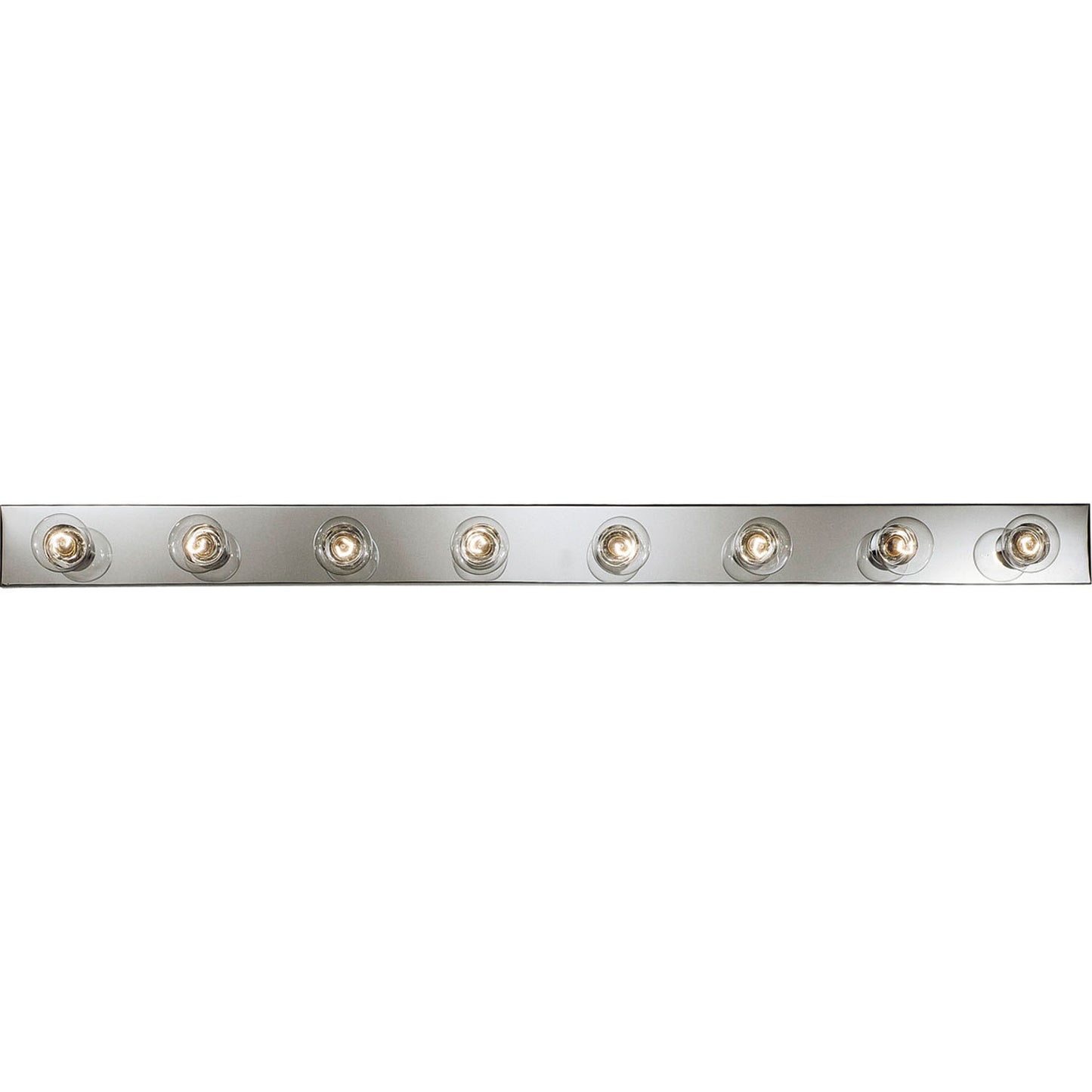 Broadway-Economy Eight Light Bath in Polished Chrome