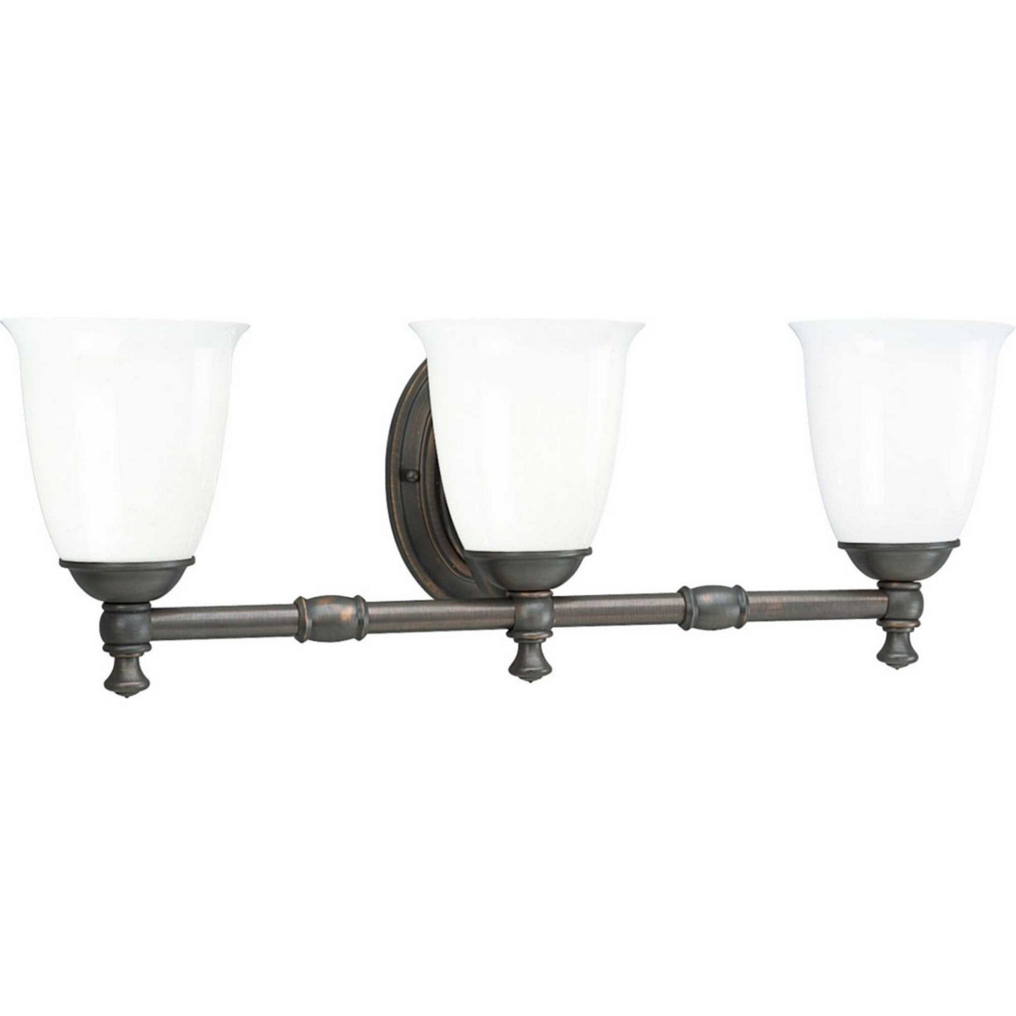 Victorian Three Light Bath in Venetian Bronze