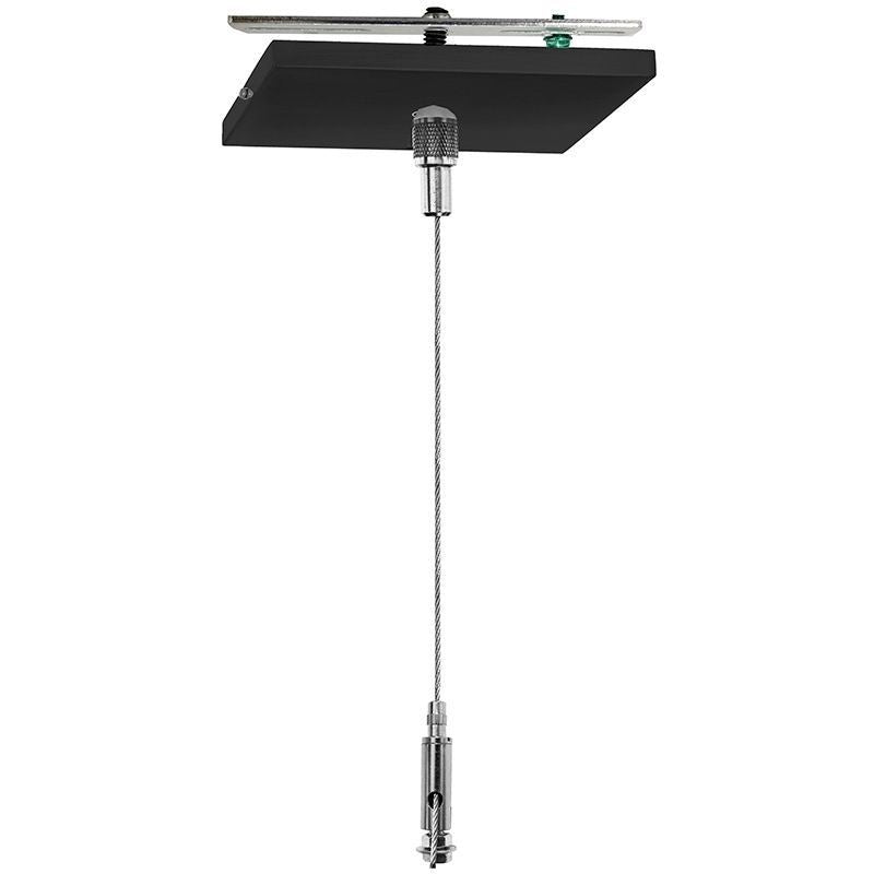 Westgate - SCL-CSQ1-6FT-BK - Suspension Canopy Set With Keyhole End Connector