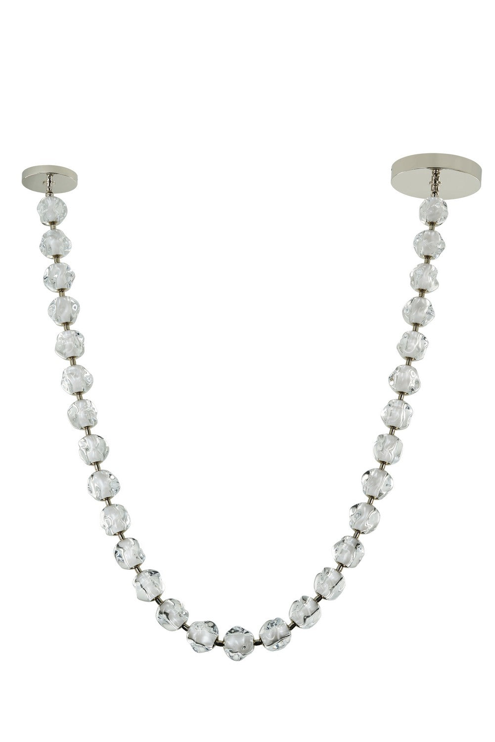 Jackie LED Pendant in Polished Nickel