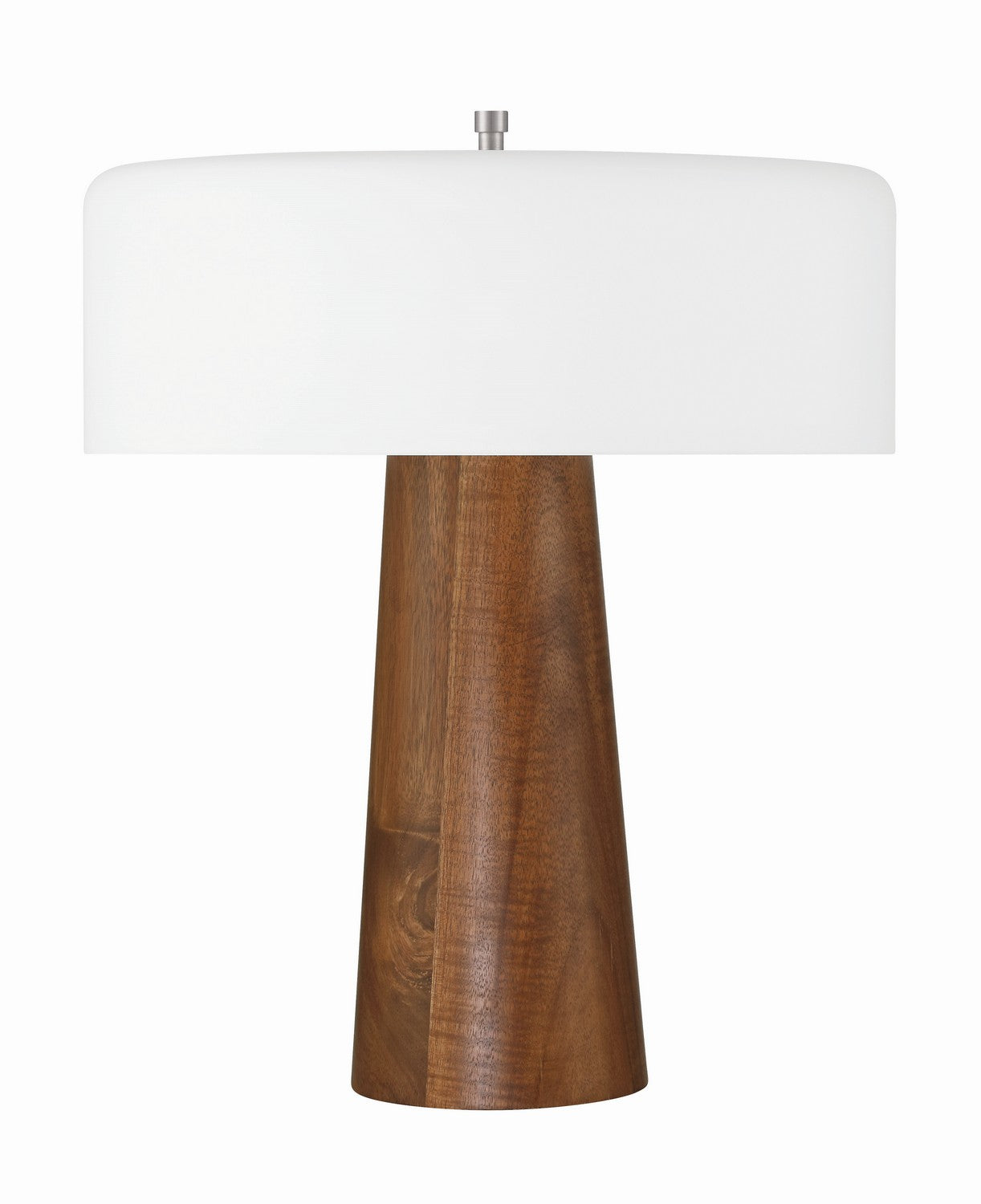 Wooden Base LED Table Lamp in Walnut