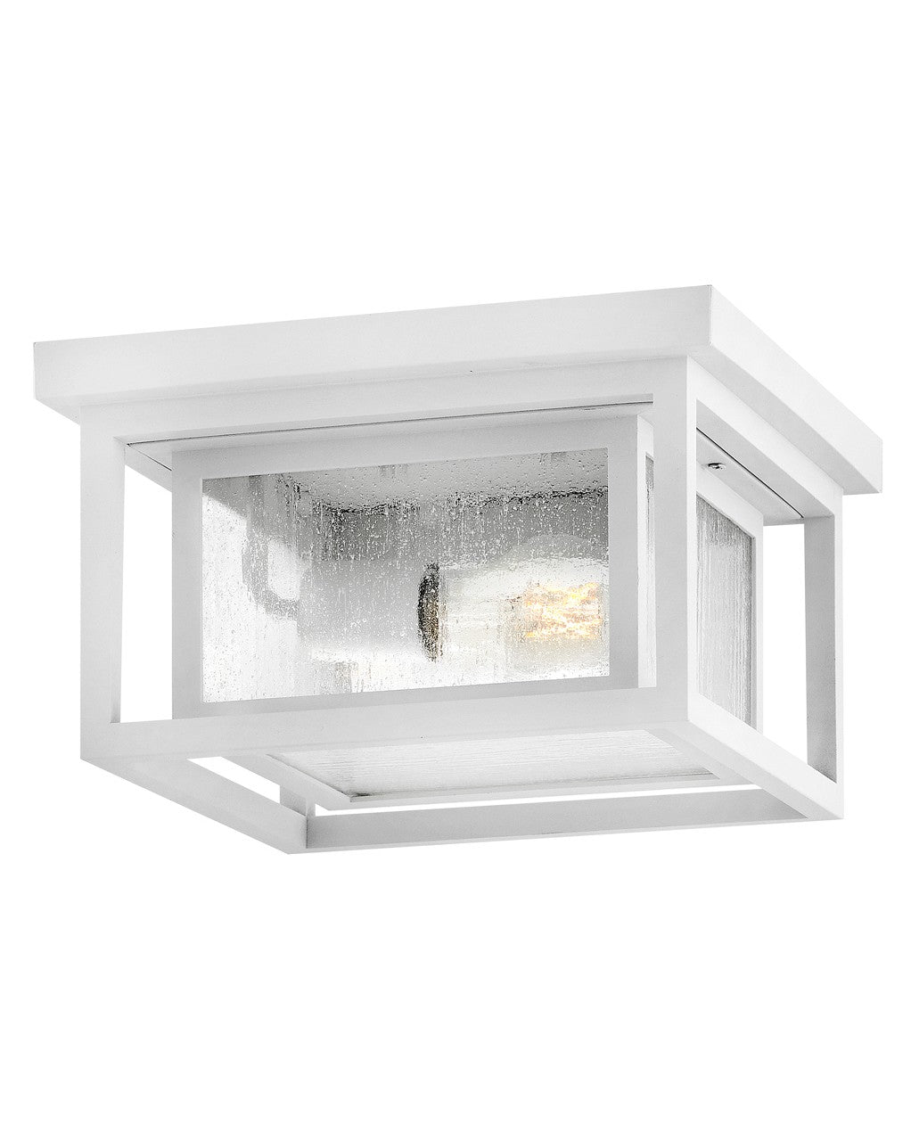 Republic LED Flush Mount in Textured White