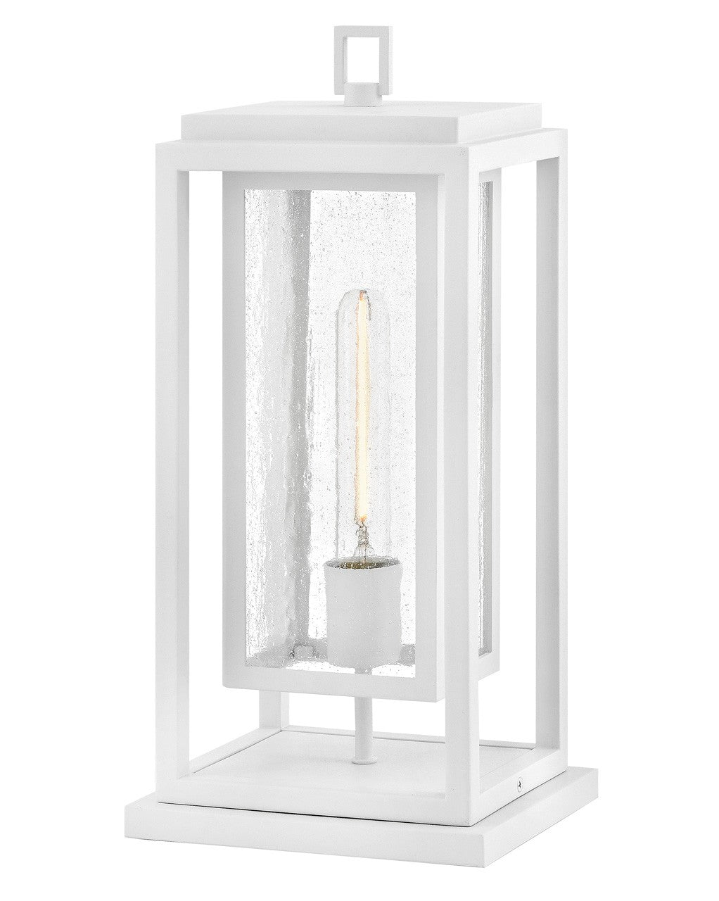 Republic LED Pier Mount in Textured White