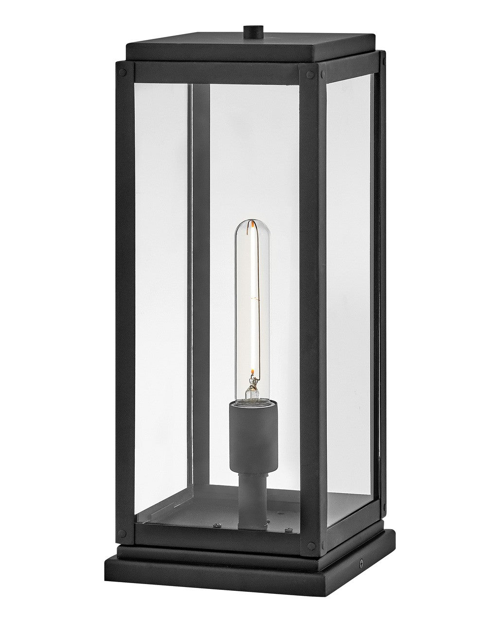 Max LED Pier Mount in Black