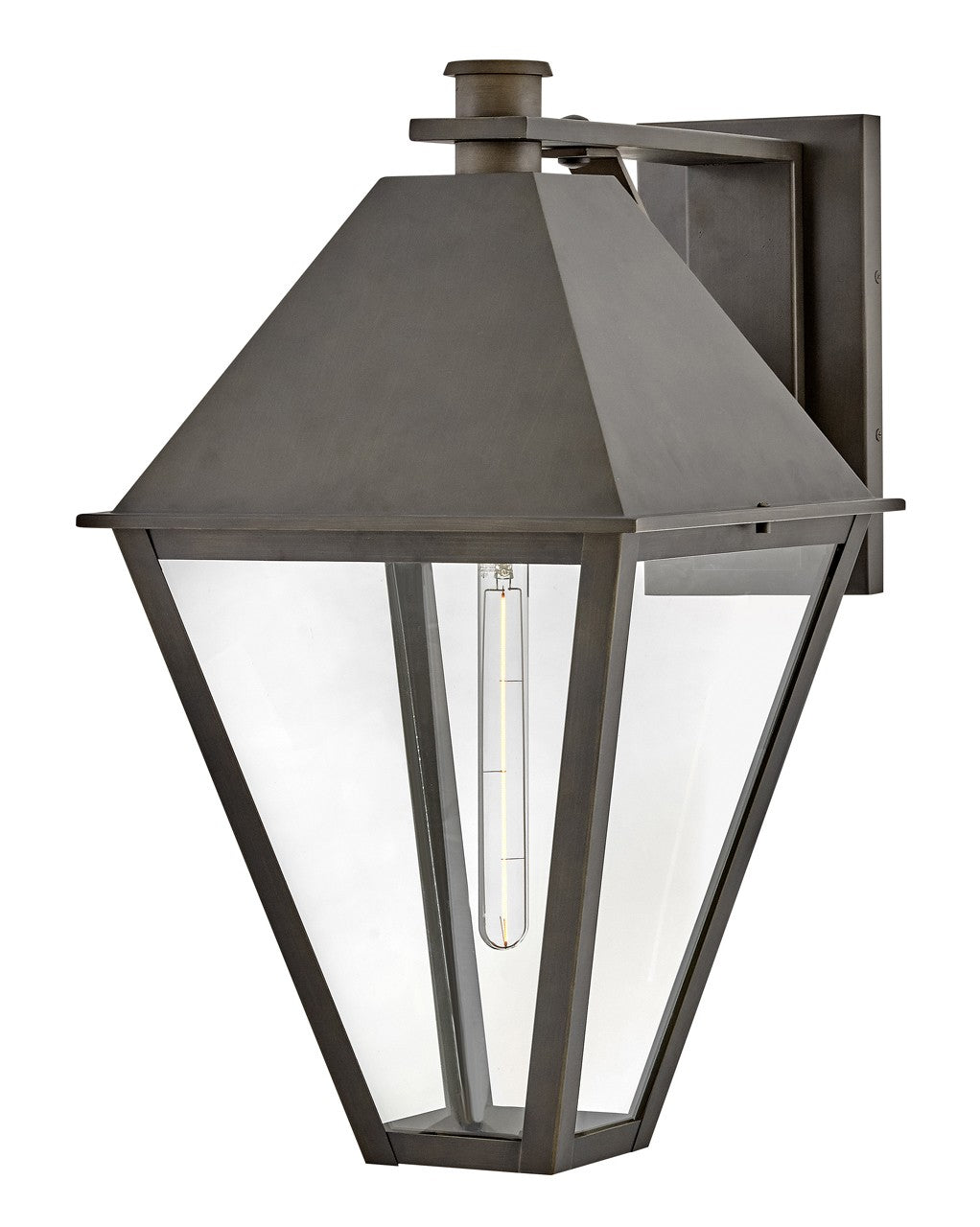 Endsley LED Wall Mount in Blackened Brass