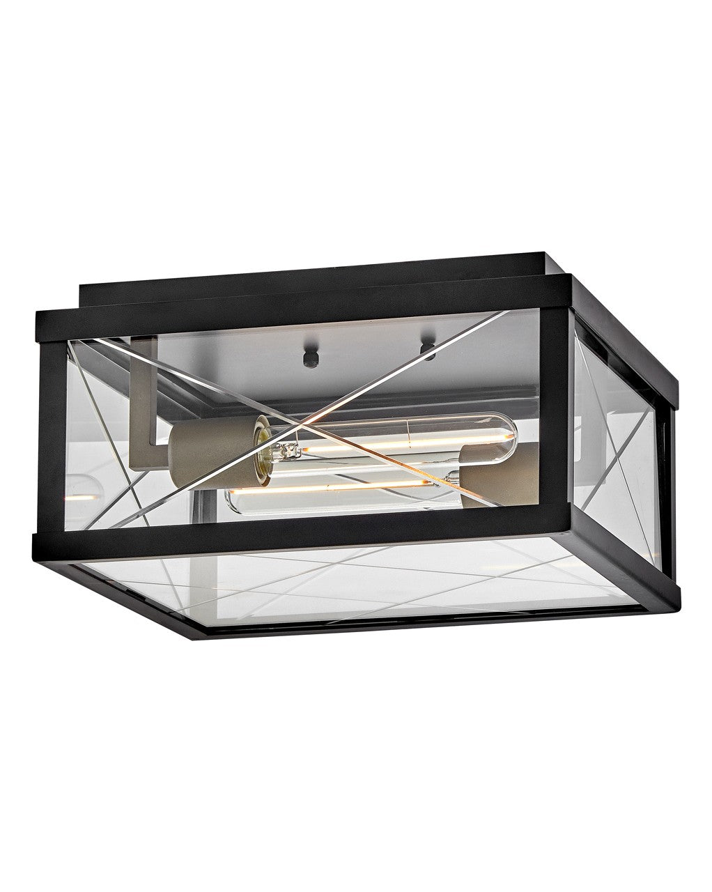 Monte LED Flush Mount in Black